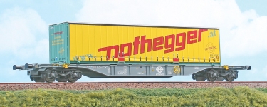 ACME 40424 - H0 - Containertragwagen Sgnss Nothegger, Ermewa, Ep. V-VI